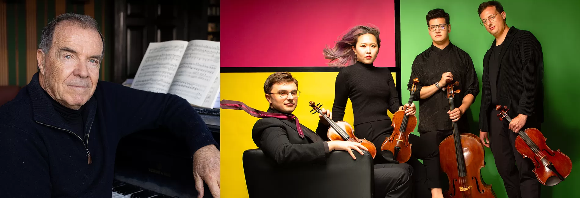 Misha Dichter, Piano & Balourdet Quartet