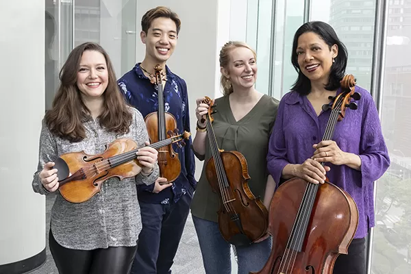 96th SEASON FINALE BENEFIT CONCERT & RECEPTION  - Juilliard String Quartet